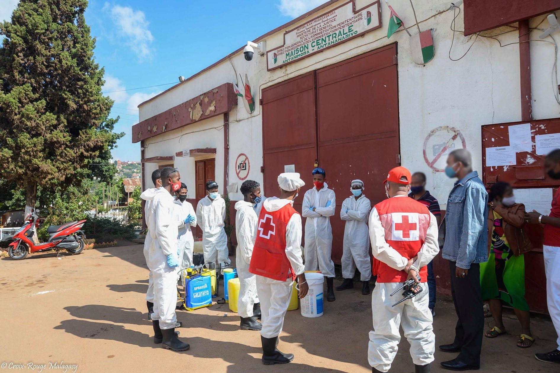 Désinfection à Tsiafahy